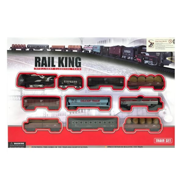 Pista de tren rail king grande