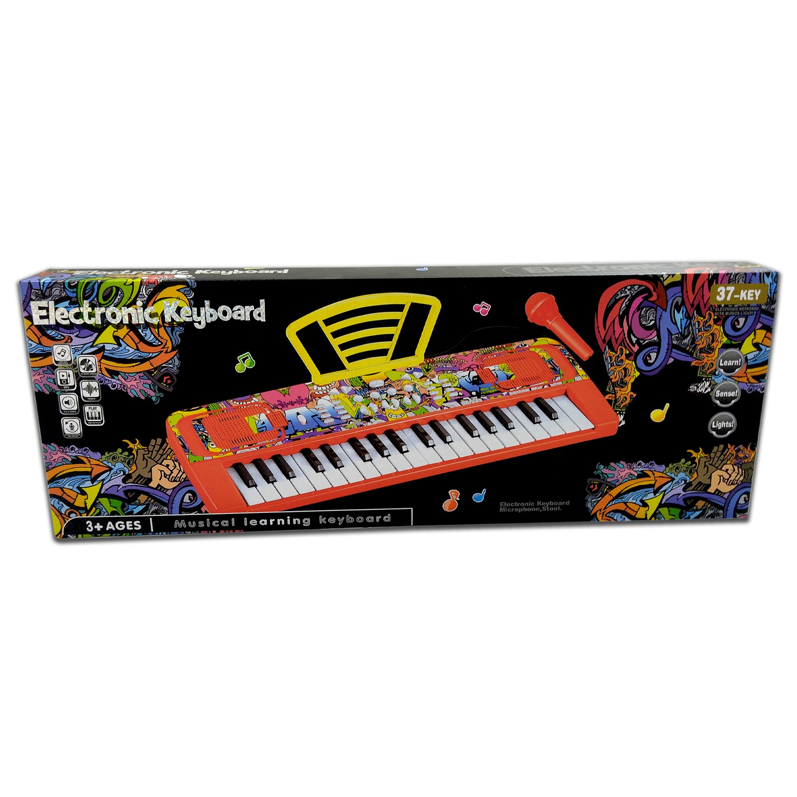 Organo electronic keyboard c/microfono