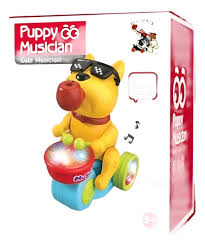 MuÑeco puppy musician perro 