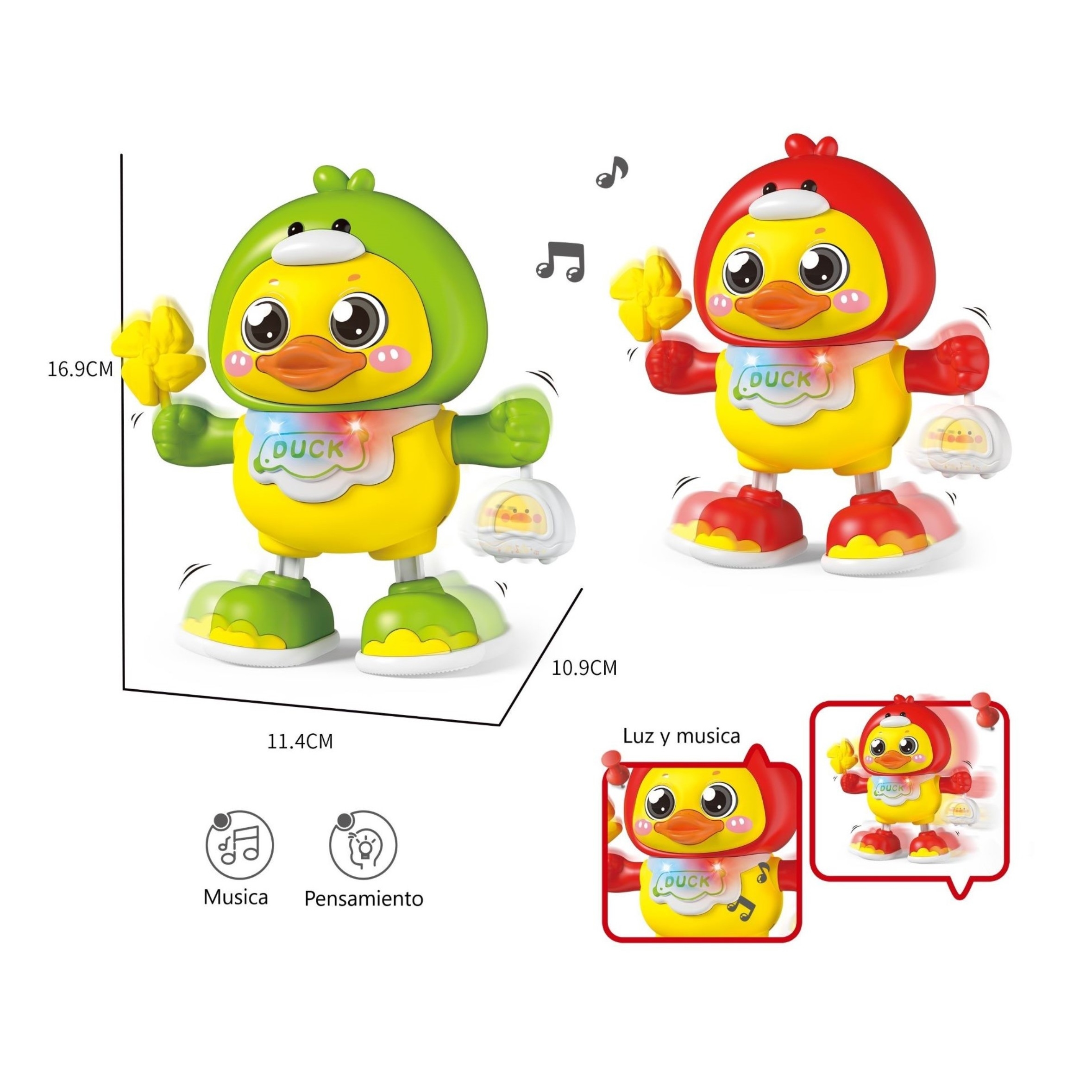 Patito musical dansig dos colores