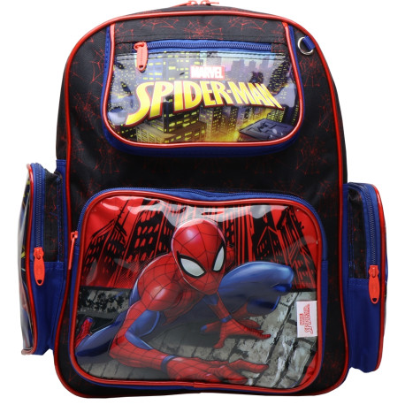 Mochila chenson espalda 18" de spiderman 