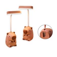 Lampara led velador de mesa capibara usb sy 5509