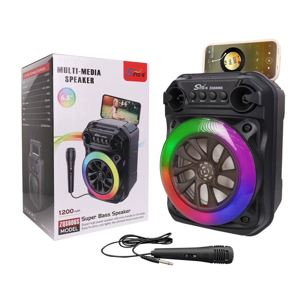 Parlante con microfono usb 6,5 zqs606s
