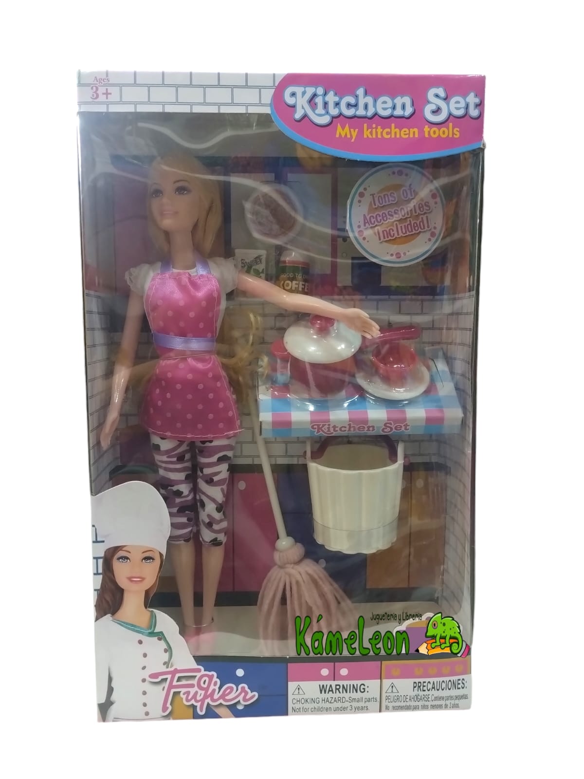 MuÑeca  c/accesorio de cocina