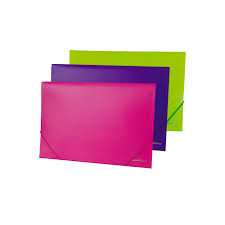 Carpeta lama pp c/ elastico neon 35 x 50