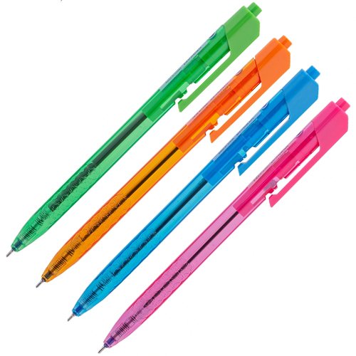 Lapicera retractil deli xtream 0.7 mm azul