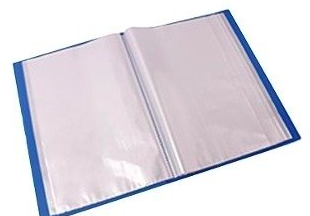 Carpeta lama c/ 10 folios a4 azul
