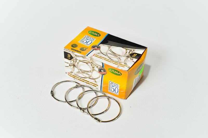 Aros lama carpeta 50mm.