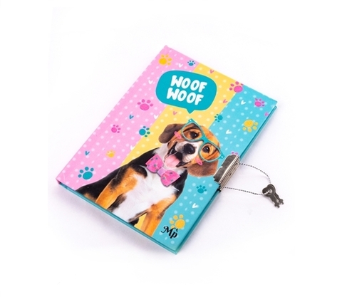 Diario intimo con candado perrito