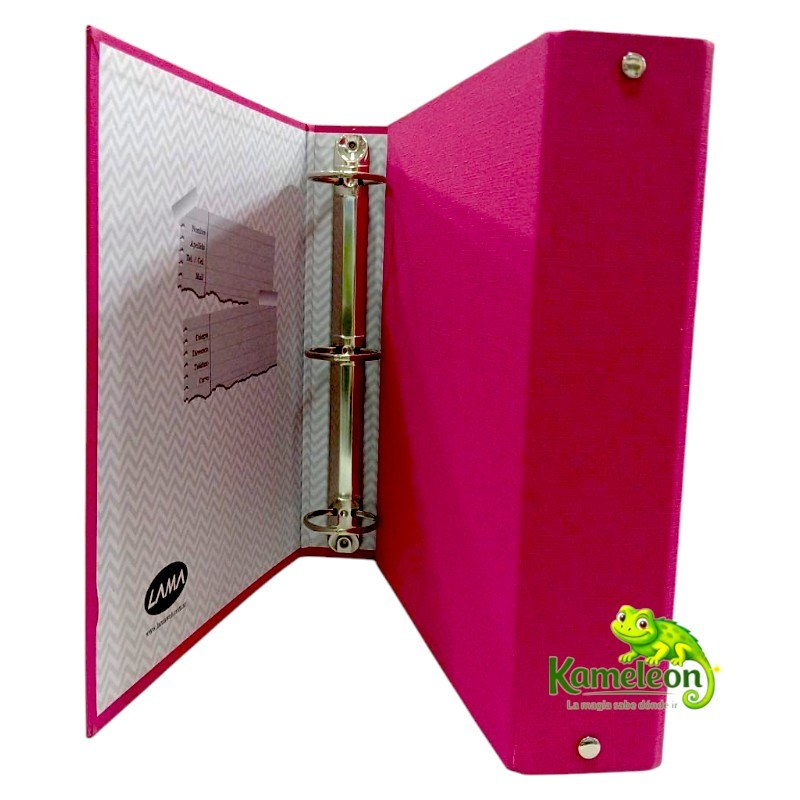 CARPETA LAMA FORRADA PVC 3 X 40 FUCSIA