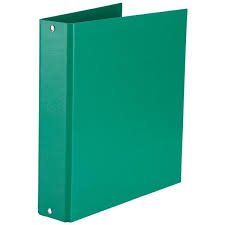 Carpeta lama numero 3 verde forrada
