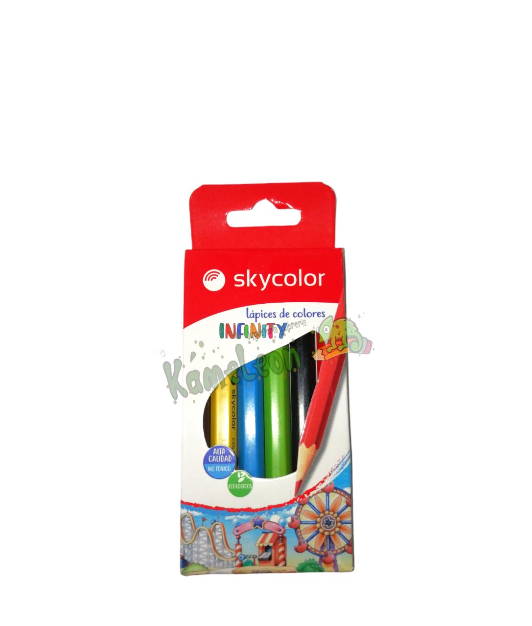 Lapices skycolor mini "infinity" x 6u 