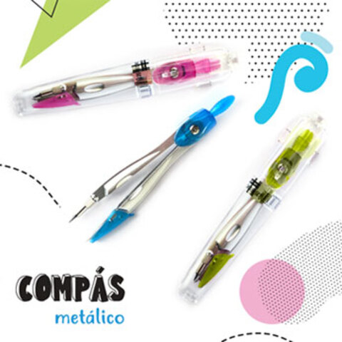Compas skycolor metalico jj30532 