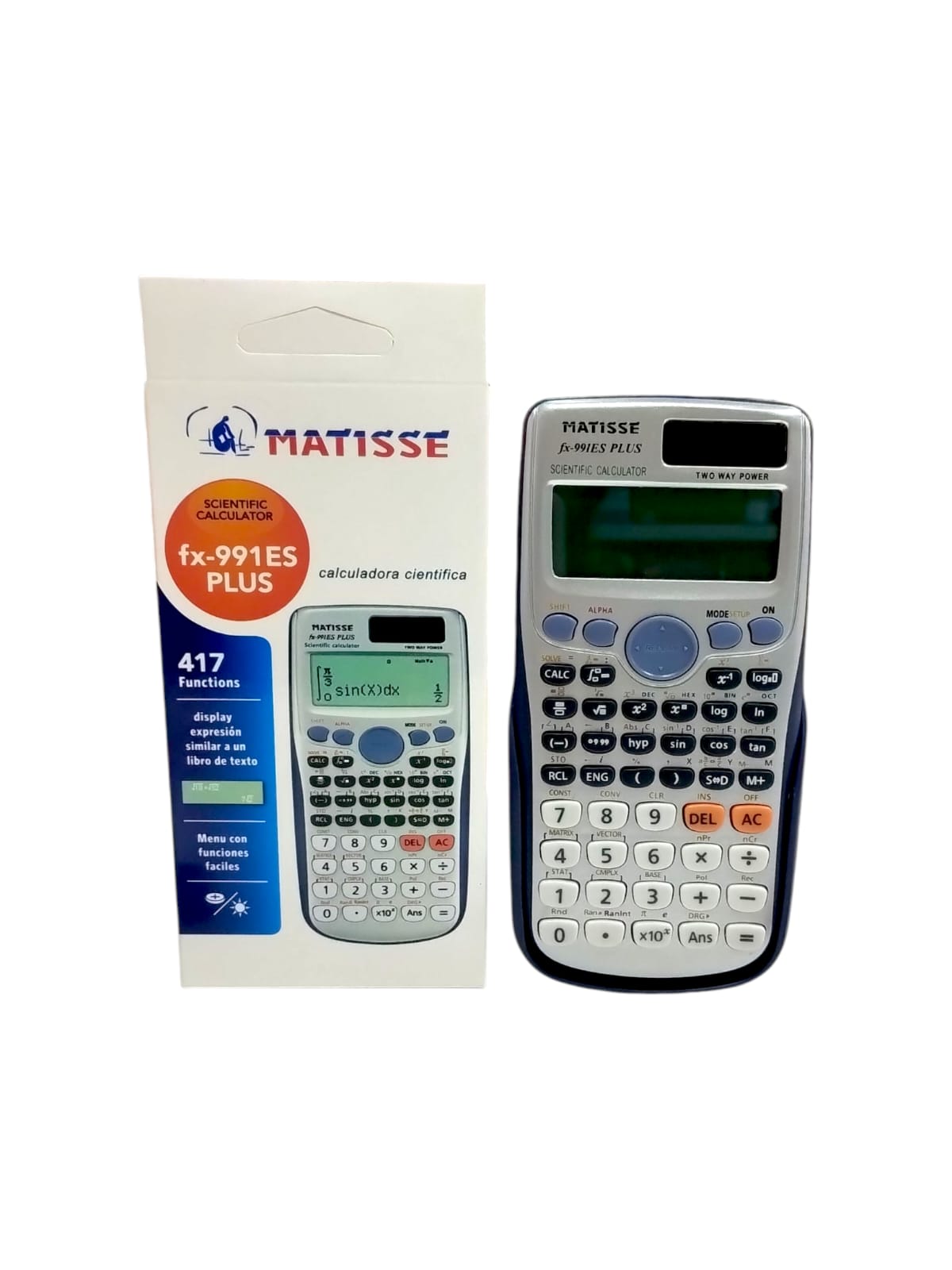 Calculadora matisse cientifica fx-991es plus 417 funciones