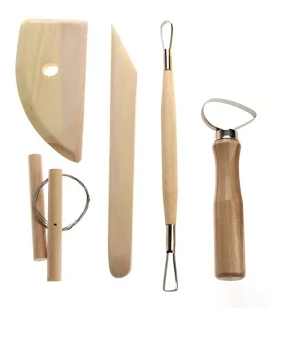 Herramientas para corte y modelado para arcilla o ceramica.