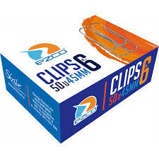 Clips metalicos ezco n 6  50mm