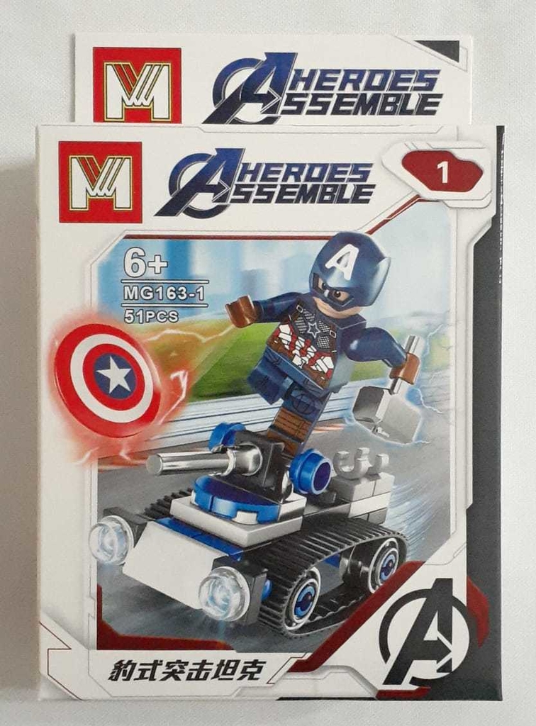Bloques super heroes vengadores 46pcs tipo lego