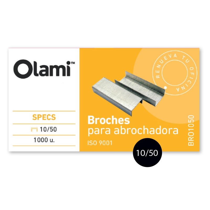 Broches n10 cajita x 1000