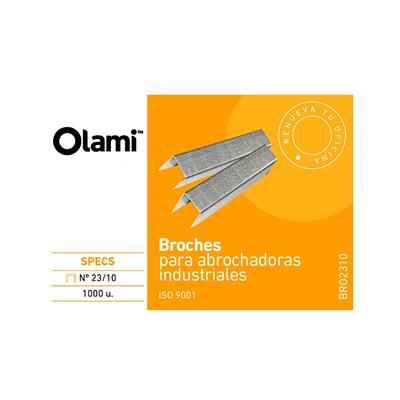Broches olami n23/10  cajita x 1000
