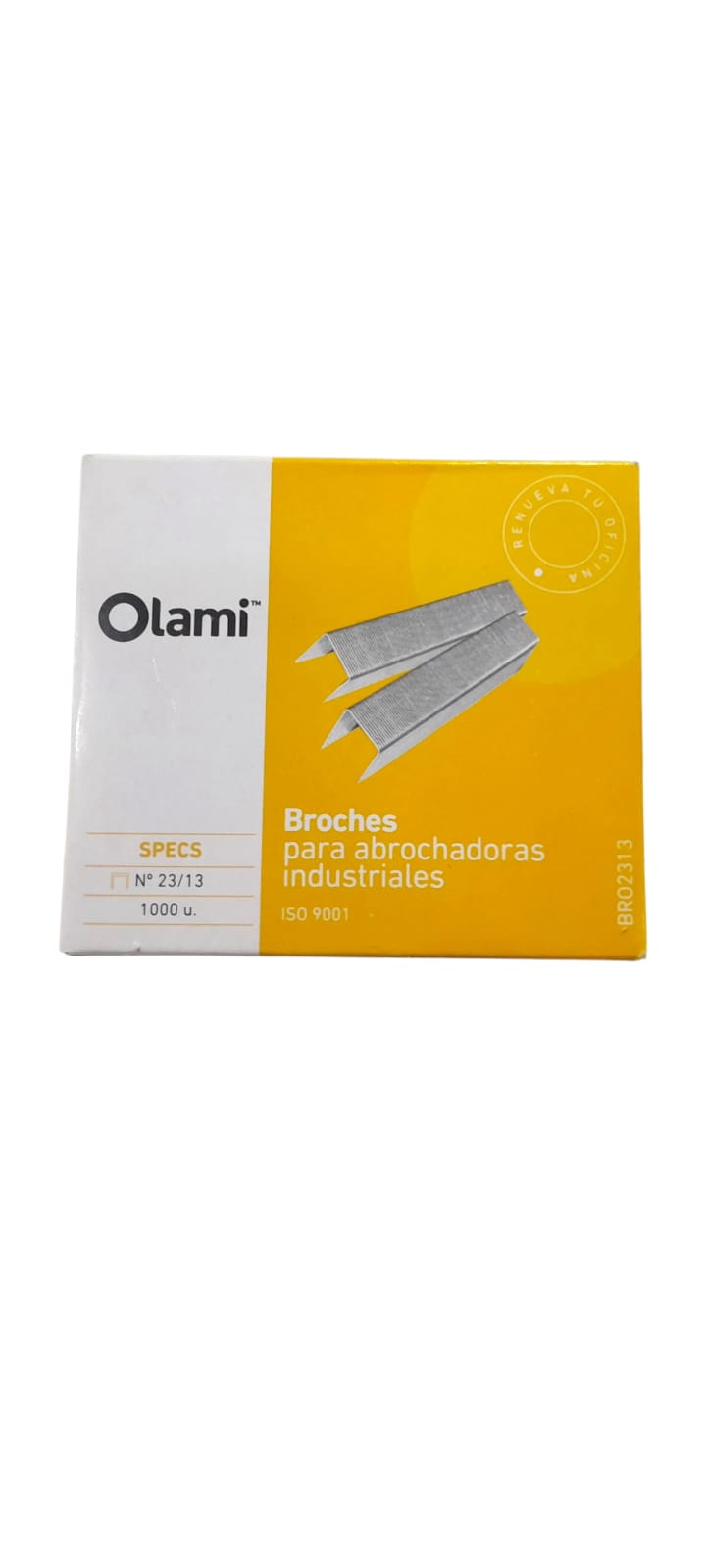Broches olami n23/13 cajita x 1000