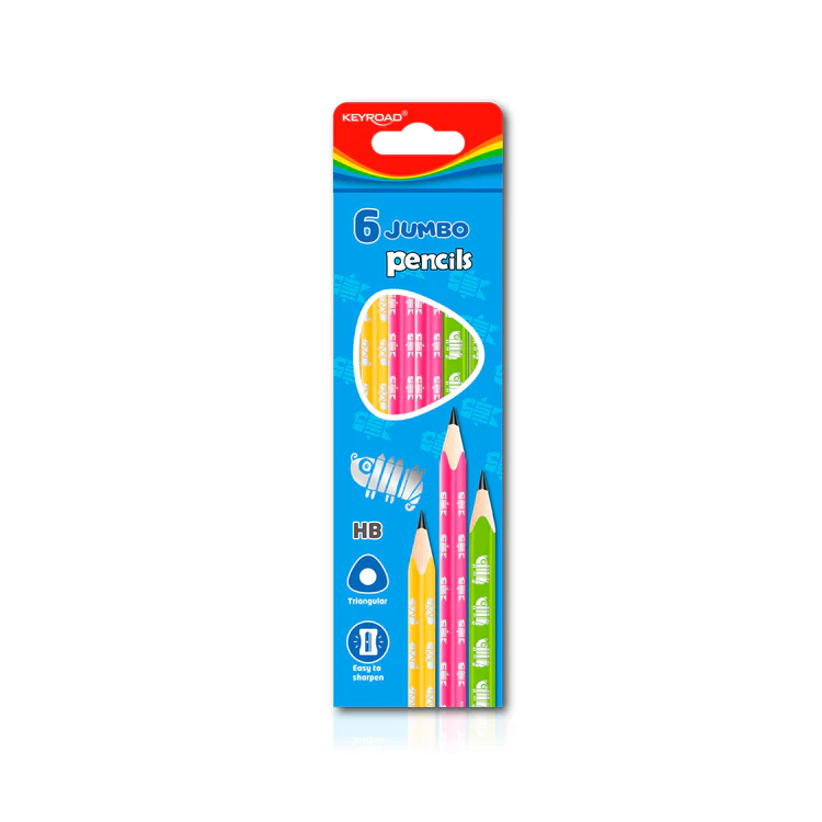 Lapices keyroad jumbo triangulares 