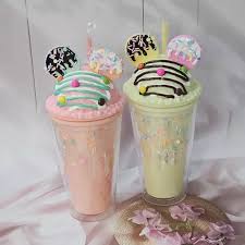 Vaso de acrilico helado oreo