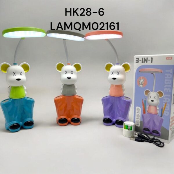 Lampara led velador de mesa usb hk28-7