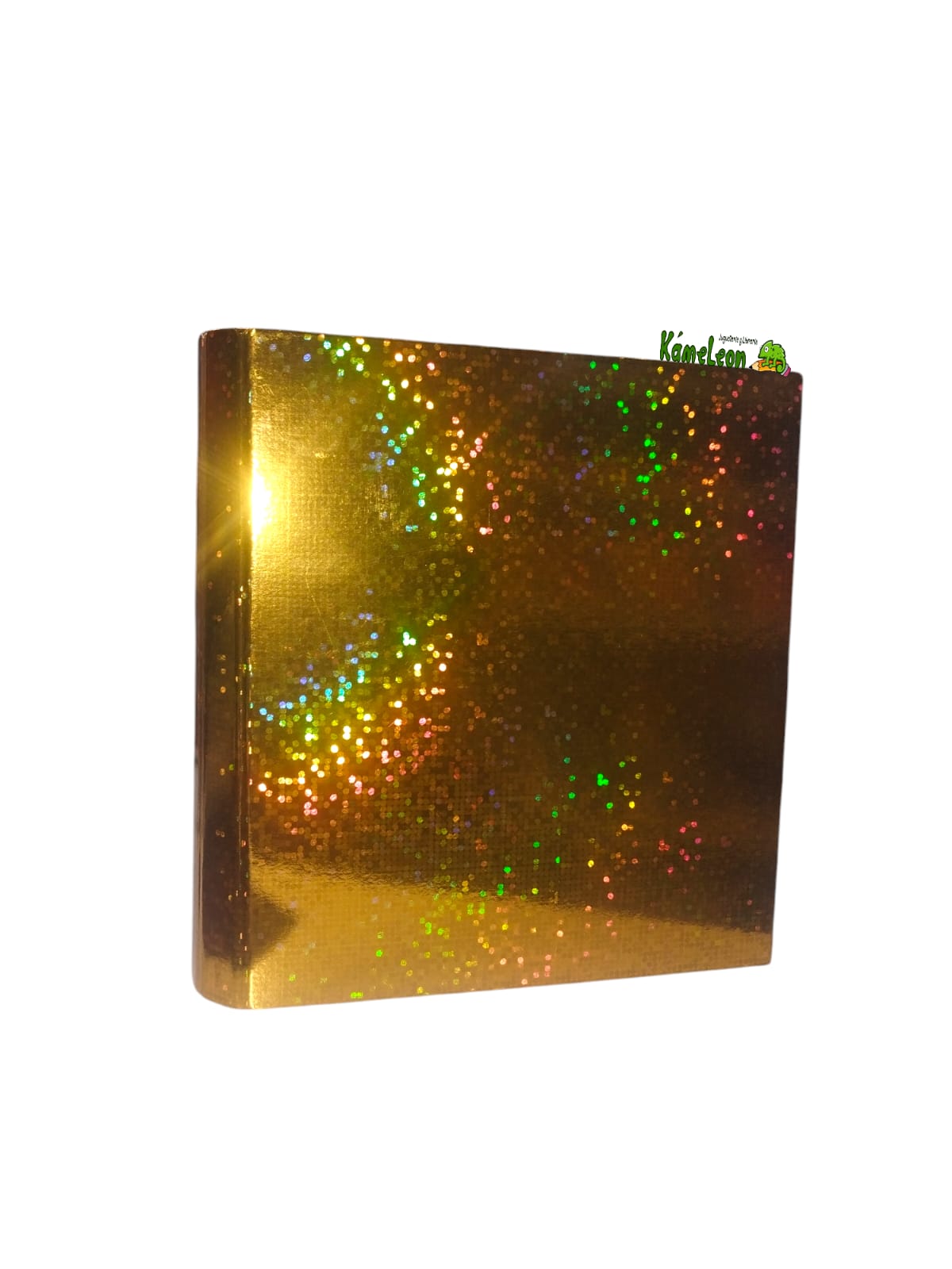 Carpeta rexon numero 3 holo dot celeste