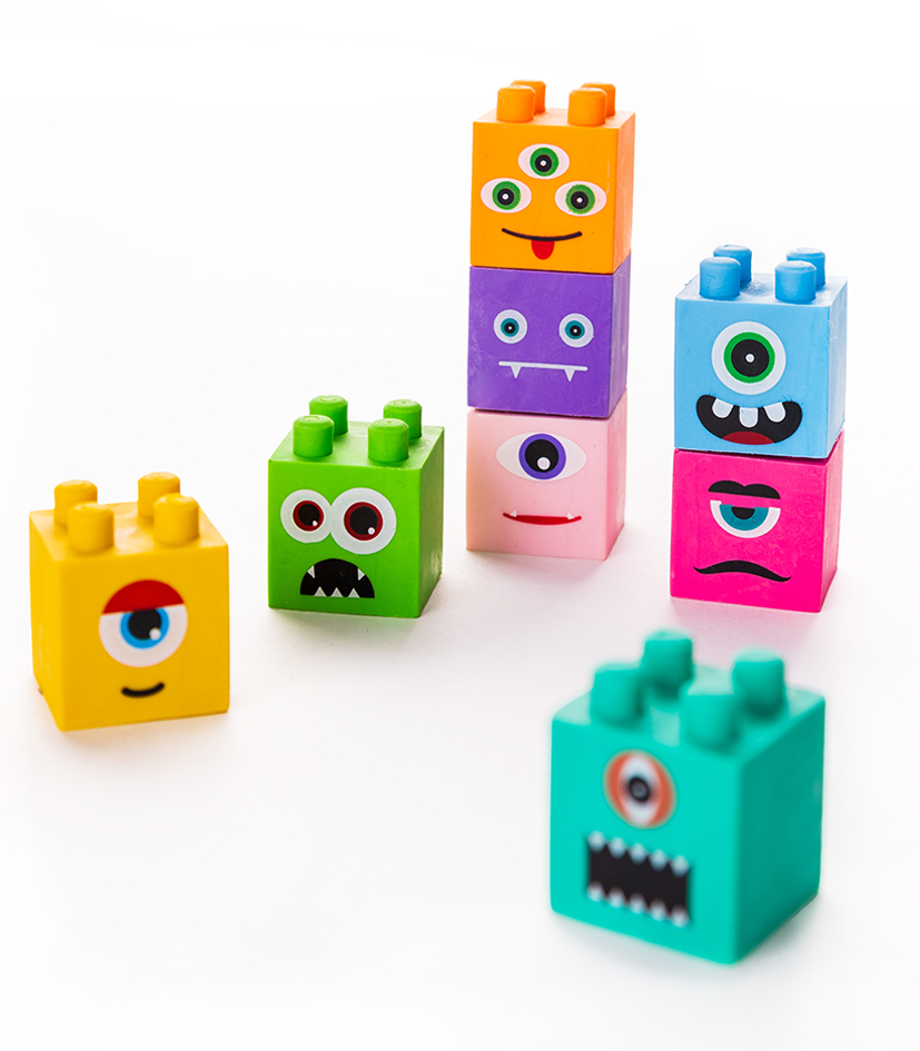Gomas de borrar monster blocks