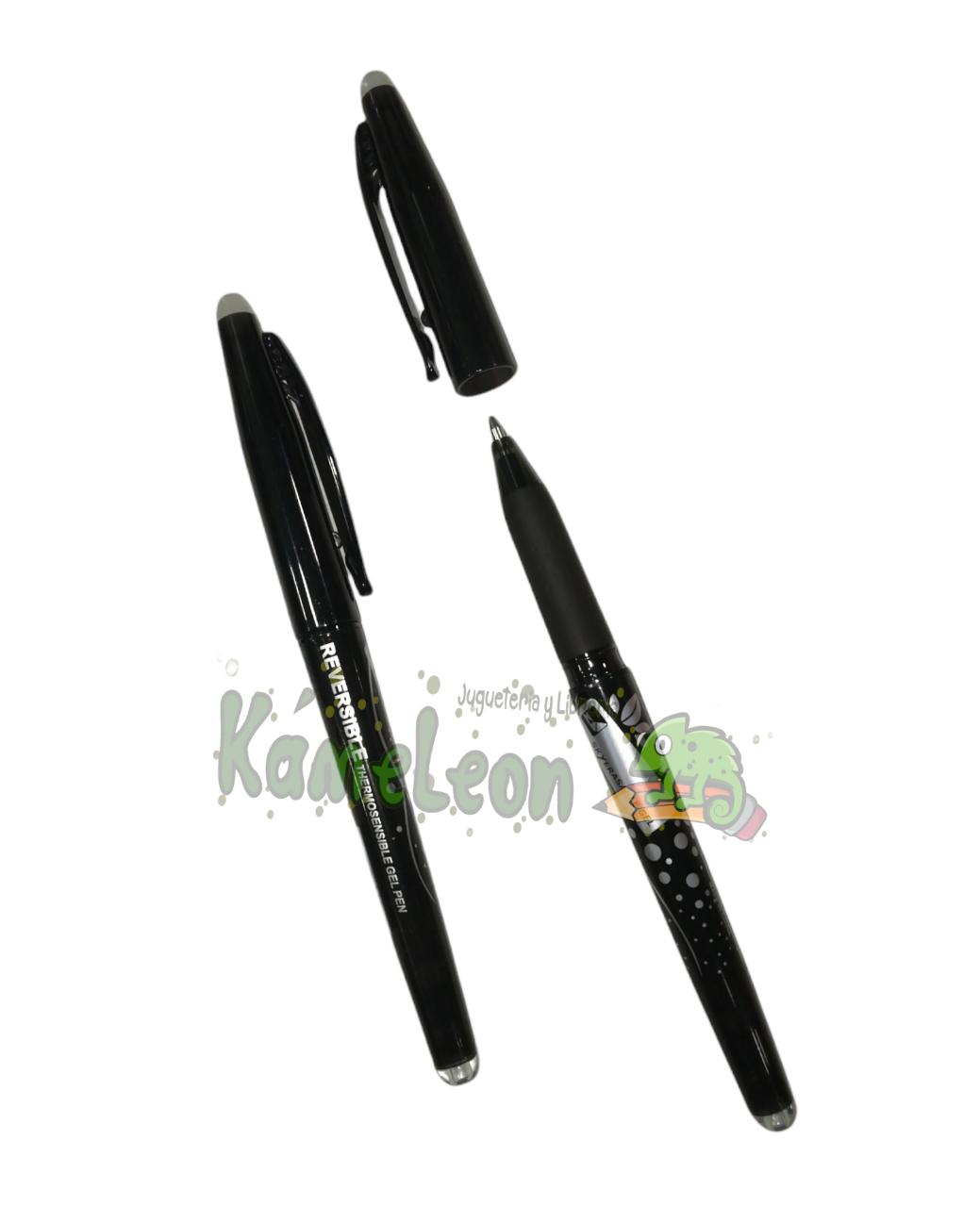 Lapicera borrable skycolor negro