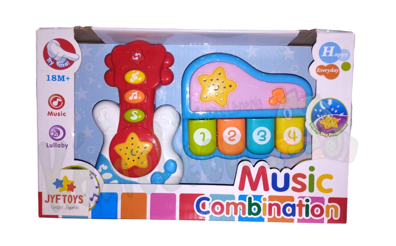 Guitarra y piano para bebes music combination