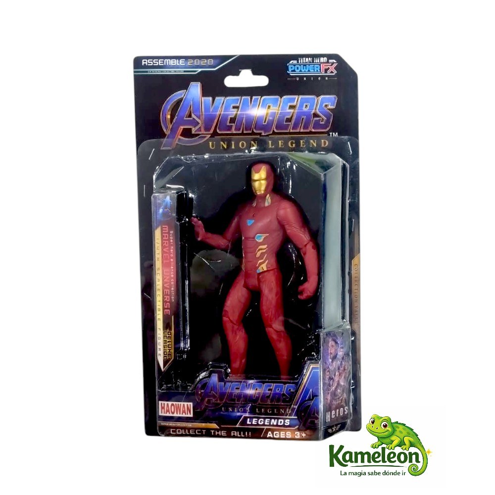 MuÑecos suepr heroes avengers articulados en blister x 1