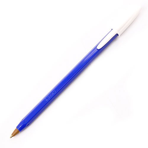 Lapicera bic boligrafo opaco 1mm azul