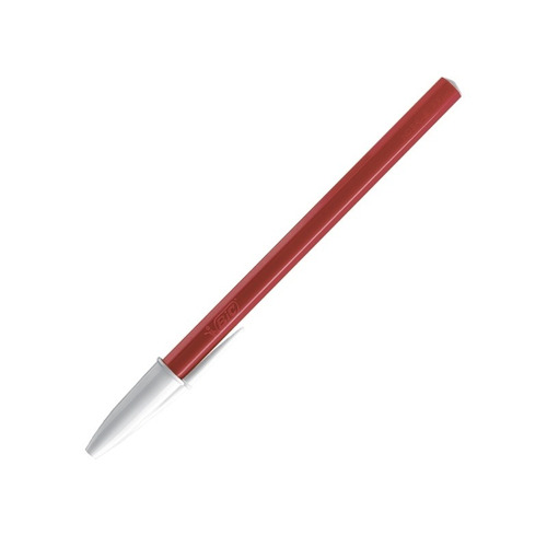 Lapicera bic clasica rojo