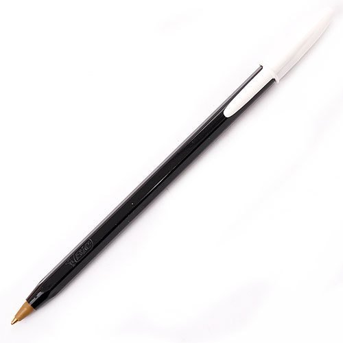 Lapicera bic clasica negro