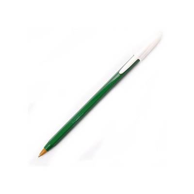 Lapicera bic clasica verde