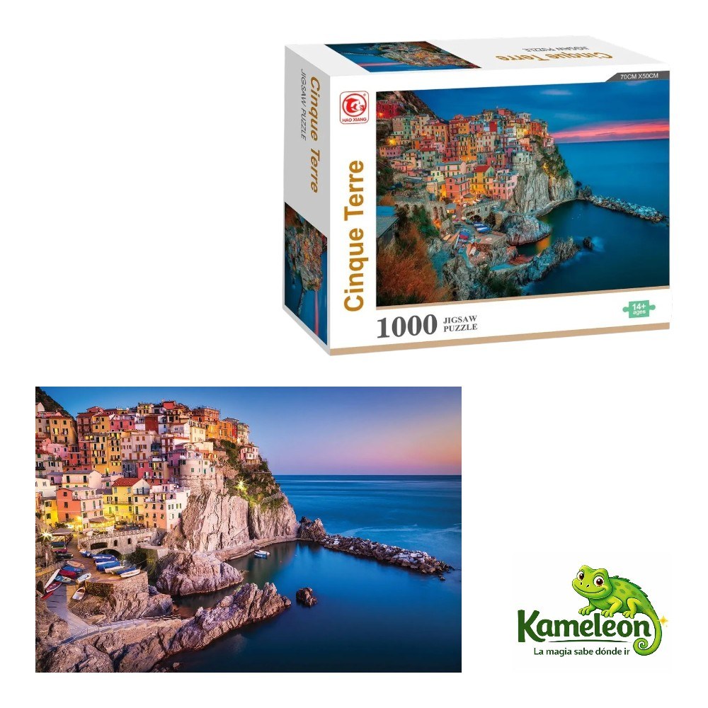 PUZZLE ROMPE CABEZA MIL PIEZAS DE CINQUE TERRE