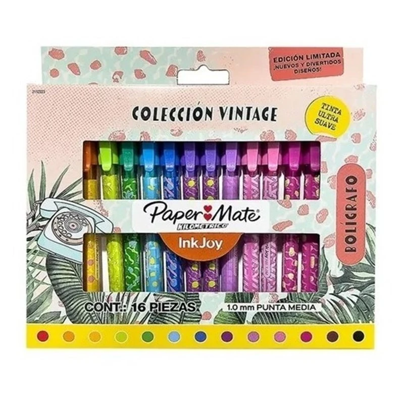 Lapiceras paper mate x16 colores