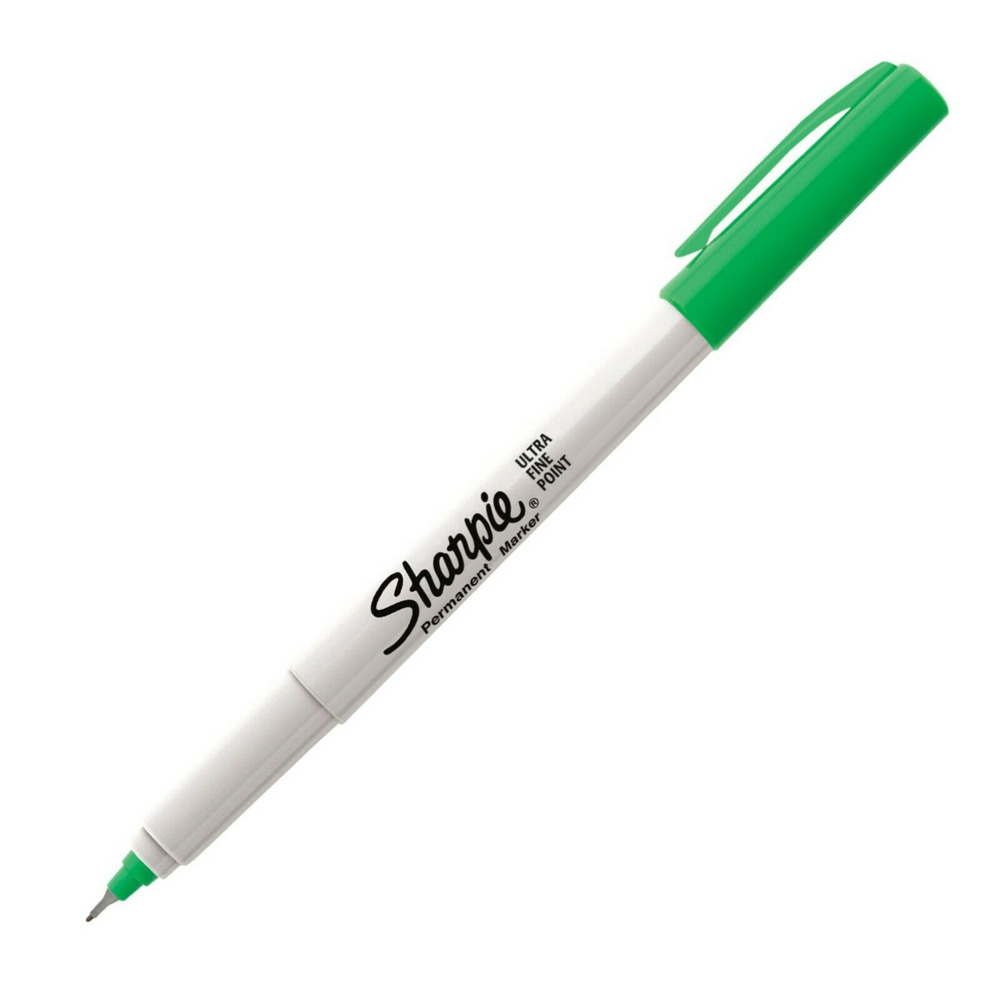 Marcador permanente sharpie verde oscuro microfibra