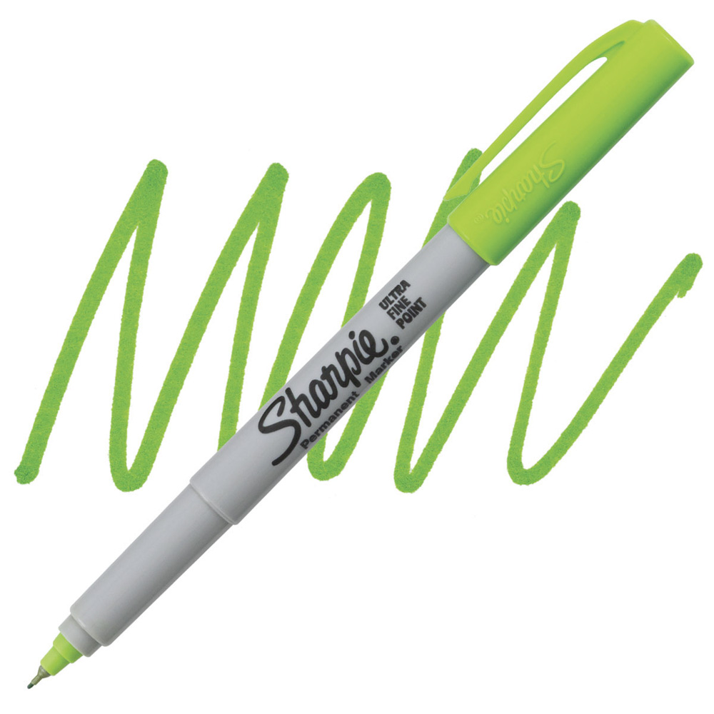 Marcador permanente sharpie amarillo supersonico microfibra
