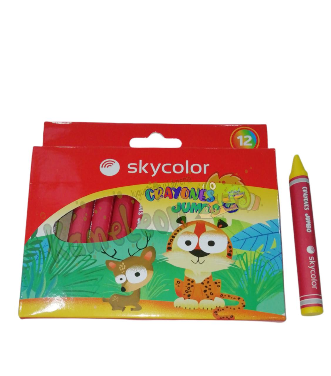 Crayones skycolor "jumbo"  x 12u 