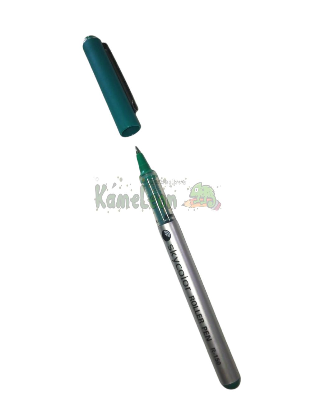 Lapicera roller skycolor verde r-150