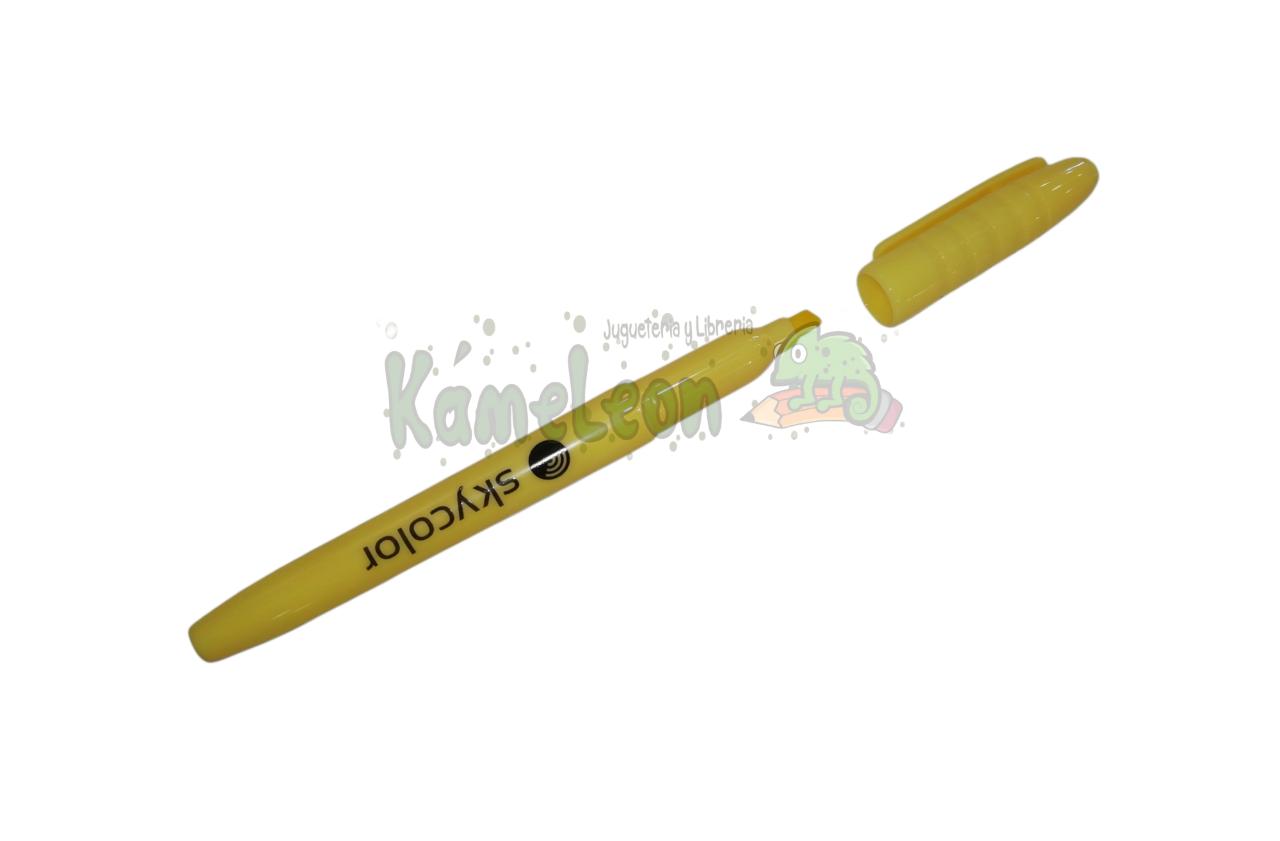 Resaltador skycolor fino pastel amarillo