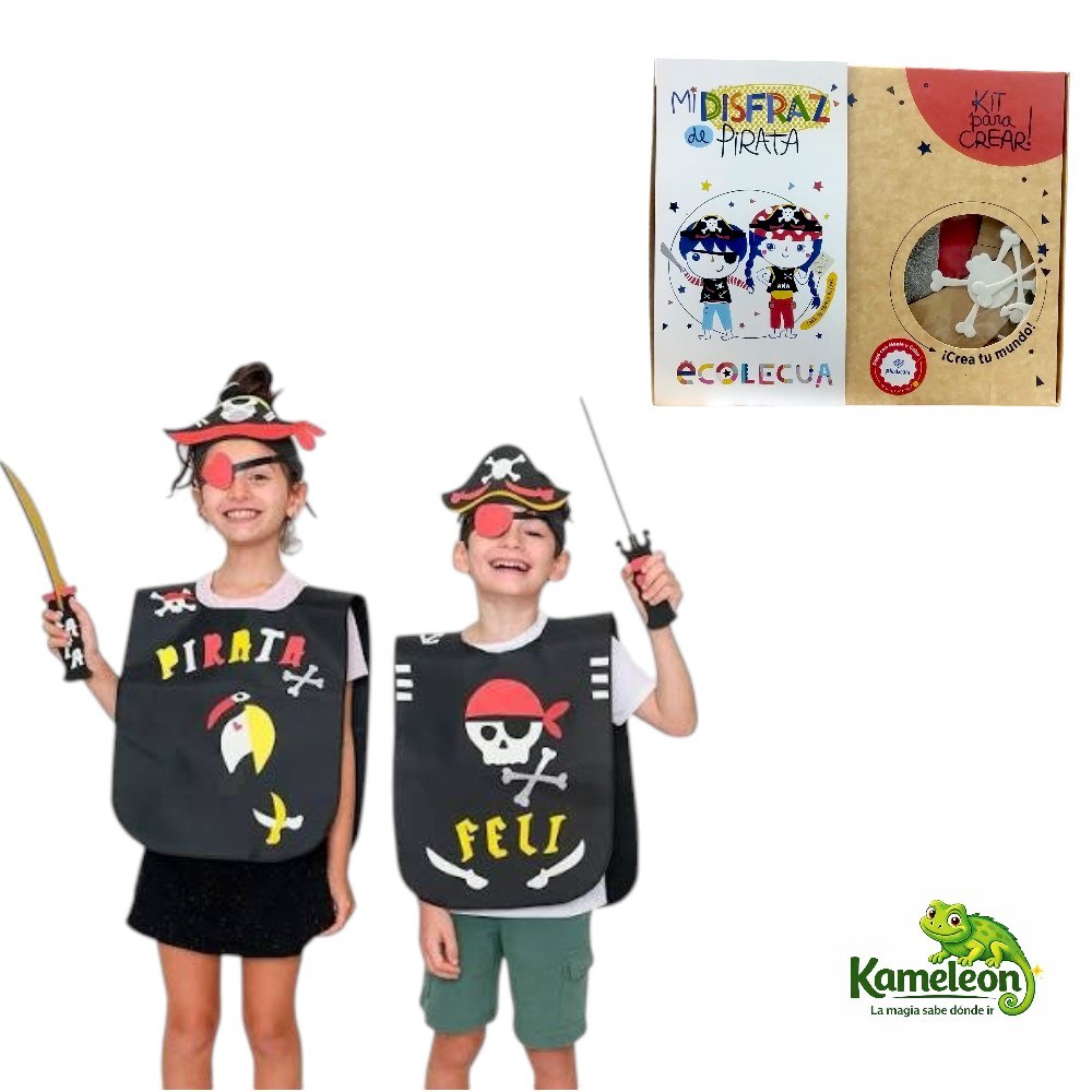 Kite para craer "ecolecua" mi disfraz de pirata
