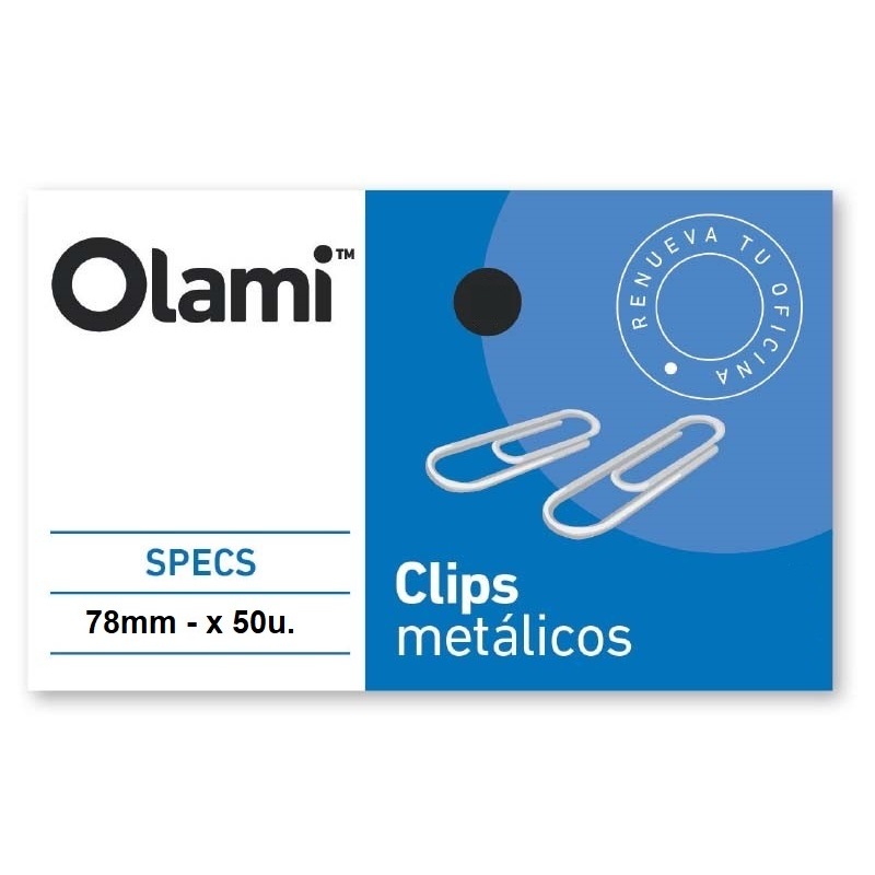 Clip metal olami n 7  78mm 