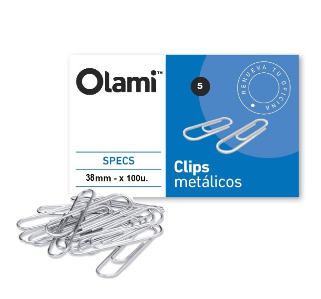 Clips metalicos olami n 5 38mm