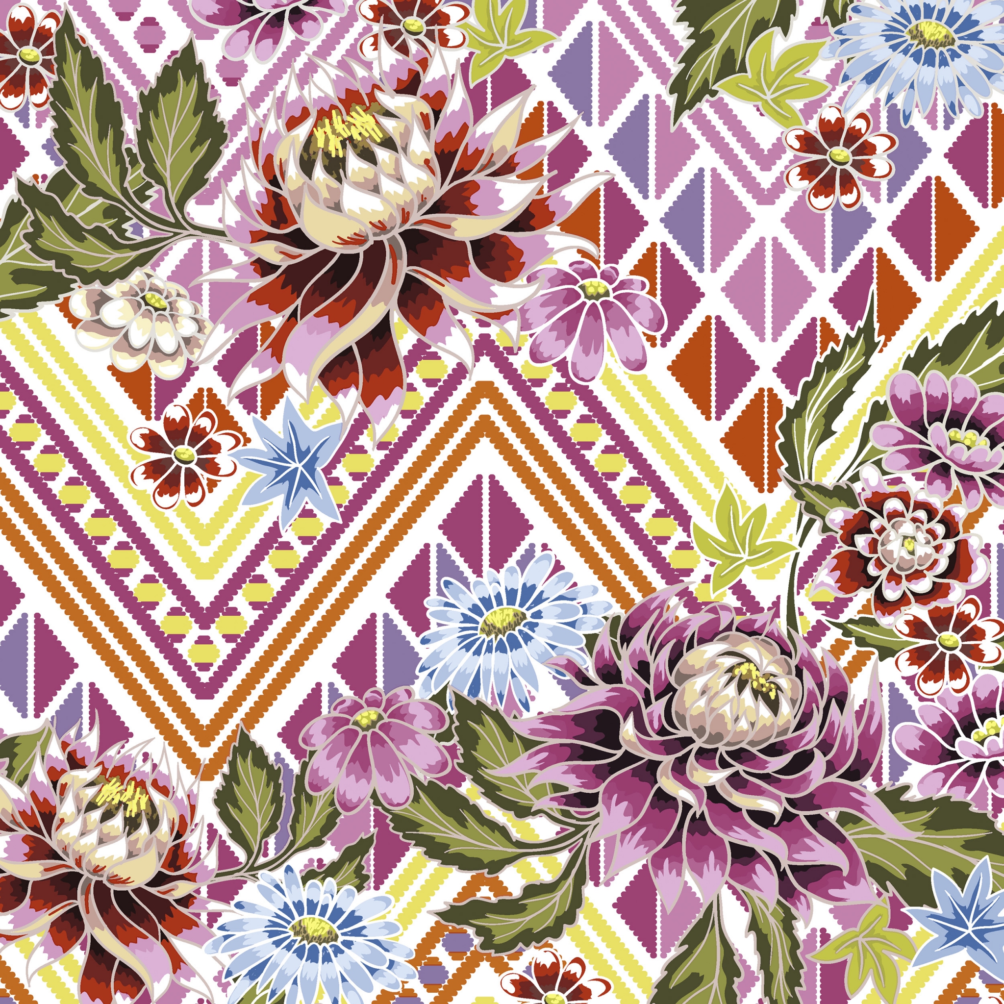 Servilletas decoupage mexican flowers