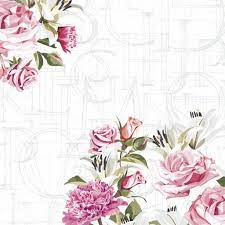 Servilletas decoupage rose latters