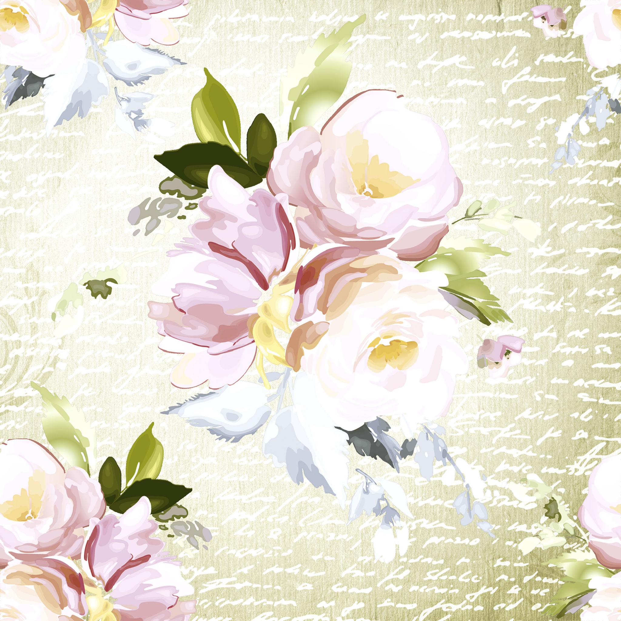 Servilletas decoupage vintage roses
