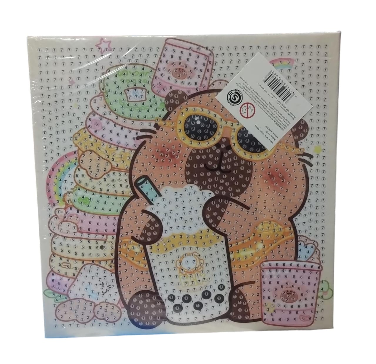 Diamond painting capibara 20x20